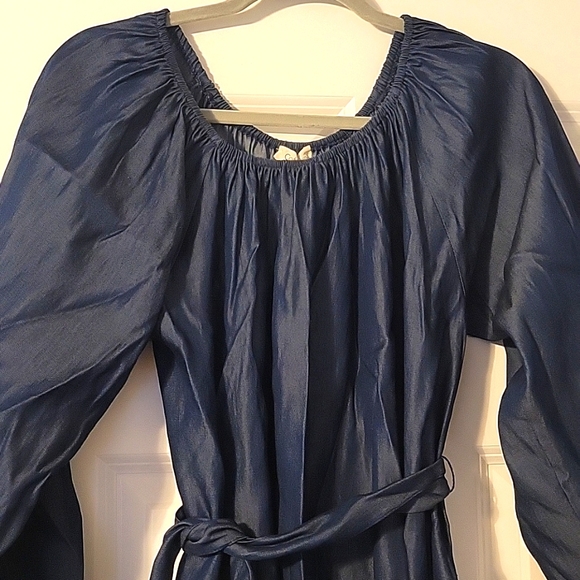 Denim Inspired Dress - Picture 2 of 4